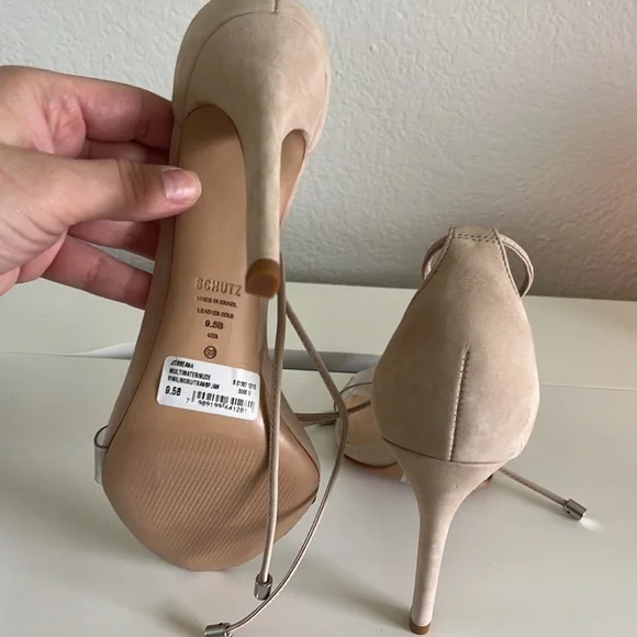 Schultz Josseana nude heels size 9.5 - Picture 7 of 10